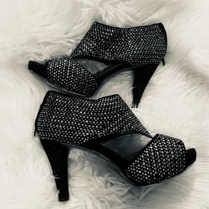 Jeffrey Campbell Handmade Ibiza Last  Studded High Heels Black Size 8